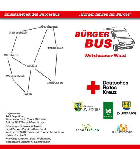 Flyer Bürgerbus Welzheim