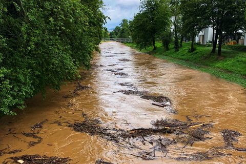 Hochwasser an der Rems